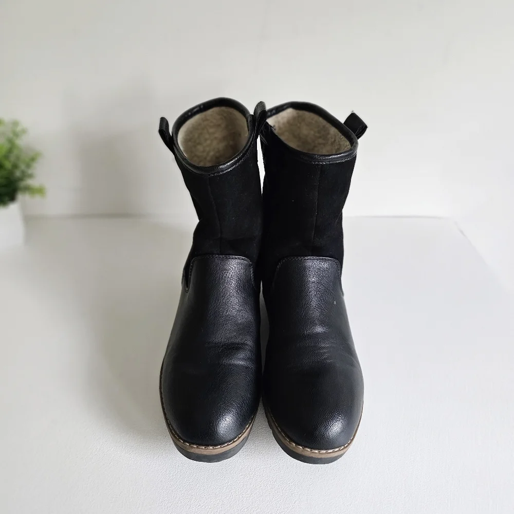 Nautica Bosun 3 Women's Mid-Shaft Black Comfy Chic Boots Size 9